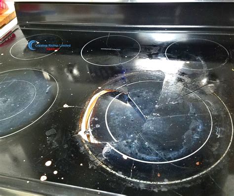 what causes a ceramic cooktop to crack
